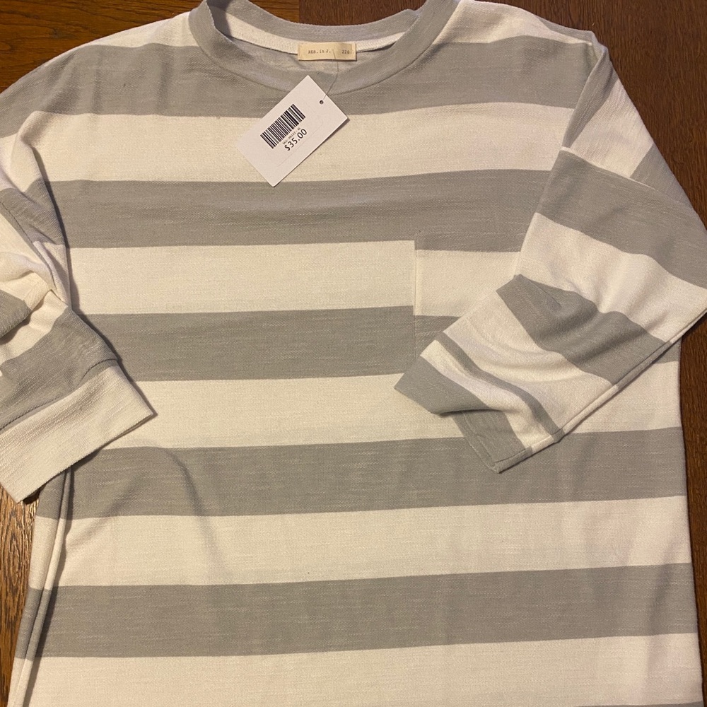 NWT boutique striped top
